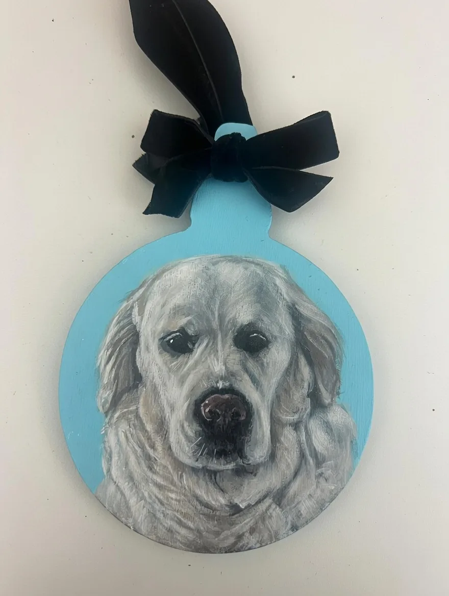 6" Ornament surface